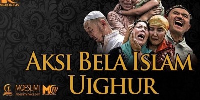 Aksi Bela Islam Uighur Di beberapa tempat