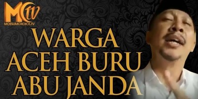 Warga Aceh Buru Abu Janda