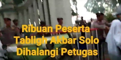 Tabligh Akbar Dihalangi Polisi