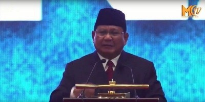 Pidato Prabowo Diprotes Menteri Jokowi