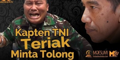 Viral! Kapten TNI Teriak Minta Tolong