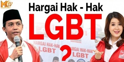 Spanduk PSI Dukung LGBT Dibongkar