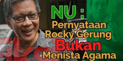 NU: Pernyataan Rocky Gerung Bukan Menista Agama