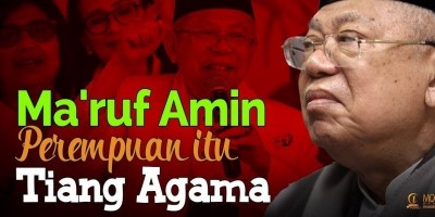 BLUNDER LAGI! MARUF AMIN BILANG WANITA TIANG AGAMA