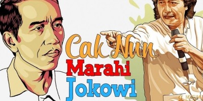 Cak Nun Marahi Jokowi