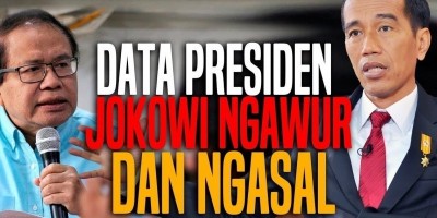 Data Presiden Jokowi Ngawur dan Ngasal