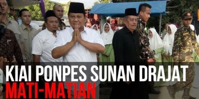 Kiai Ponpes Sunan Drajat Mati matian Bela Prabowo