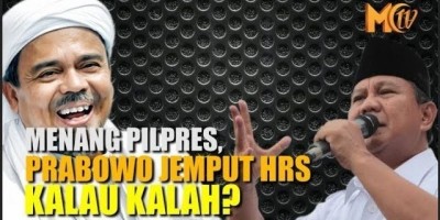 MENANG PILPRES, PRABOWO JEMPUT RIZIEQ. KALAU KALAH?