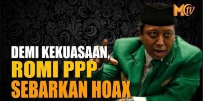 Demi Kekuasaan Romi PPP Sebarkan HOAX