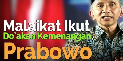 Malaikat Ikut Doakan Kemenangan Prabowo