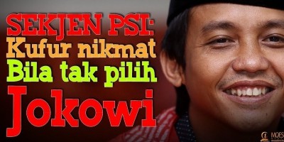 SEKJEN PSI: Kufur Nikmat Bila Tak Pilih Jokowi