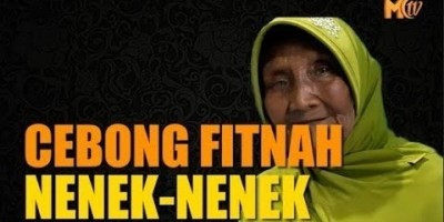 CEBONG FITNAH NENEK NENEK