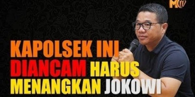 KAPOLSEK INI DIANCAM HARUS MENANGKAN JOKOWI