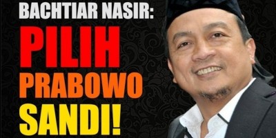 BACHTIAR NASIR PILIH PRABOWO SANDI!