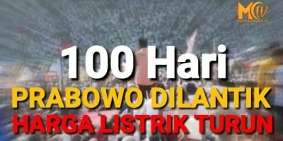 100 Hari PRABOWO TURUNKAN HARGA LISTRIK