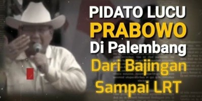 PIDATO LUCU PRABOWO