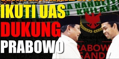 WARGA NAHDLIYIN IKUTI UAS DUKUNG PRABOWO