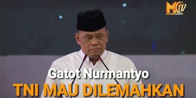 GATOT NURMANTYO : TNI DILEMAHKAN DARI ANGGARAN