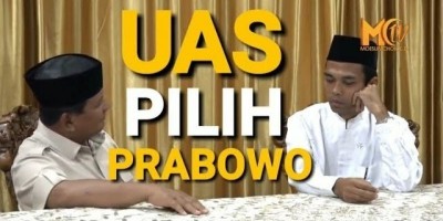 ALLAH AKBAR USTADZ ABDUL SOMAD PILIH PRABOWO