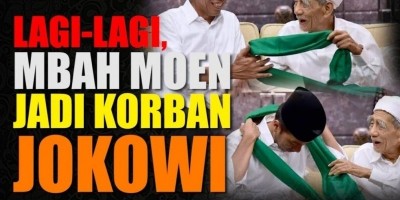 LAGI LAGI, MBAH MOEN JADI KORBAN JOKOWI