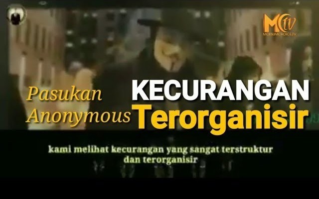 Anonymous Internasional: Curang Terorganisir