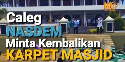 Caleg Nasdem Minta Kembalikan Karpet Masjid