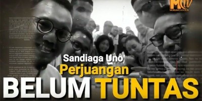 SANDIAGA: PERJUANGAN BELUM TUNTAS