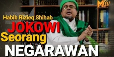 HABIB RIZIEQ :JOKOWI SEORANG NEGARAWAN