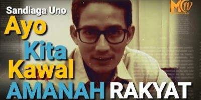 SANDIAGA AJAK KAWAL AMANAH RAKYAT