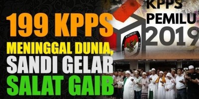 199 KPPS MENINGGAL DUNIA, SANDI GELAR SALAT GAIB