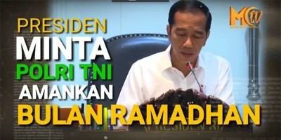 PRESIDEN JOKOWI: AMANKAN PUASA RAMADHAN