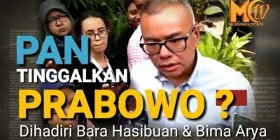 PAN TINGGALKAN PRABOWO ?