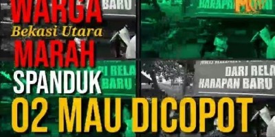 Warga Bekasi Marah Spanduk 02 Dicopot