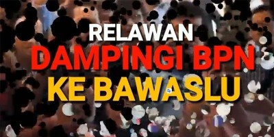 BESOK RELAWAN DAMPING BPN KE BAWASLU