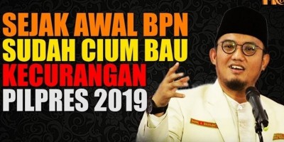 Sejak Awal Bpn Sudah Cium Bau Kecurangan Pilpres 2019