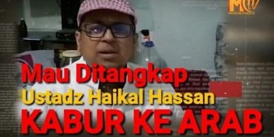 Mau Ditangkap Ustadz Haikal Hassan Kabur Ke Arab