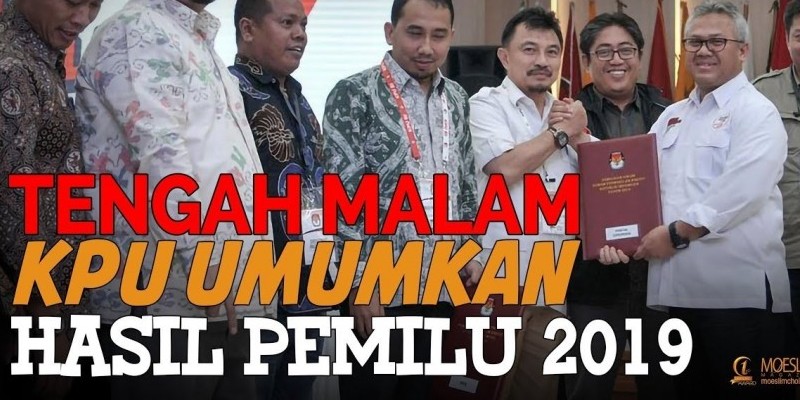 Tengah Malam, Kpu Umumkan Hasil Pemilu 2019