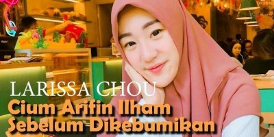 Larissa Chou, Cium Ustadz Arifin Ilham Sebelum Dikebumikan