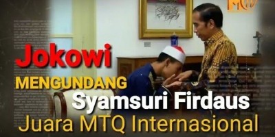 JOKOWI KASIH UANG UNTUK JUARA MTQ