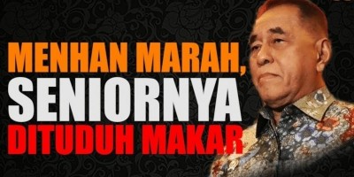 Menhan Marah, Seniornya Dituduh Makar