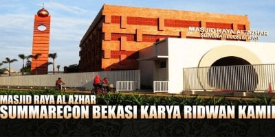 Masjid Raya Al Azhar Summarecon Bekasi Karya Ridwan Kamil