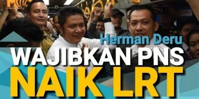 Herman Deru Wajibkan ASN Naik LRT