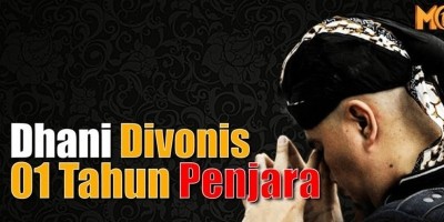 Dhani Divonis 01 Tahun Penjara