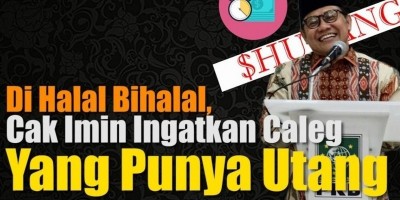 Di Halal Bihalal, Cak Imin Ingatkan Caleg Yang Punya Utang