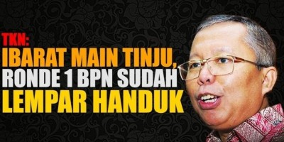 TKN: Ibarat Main Tinju, Ronde 1 BPN Sudah Lempar Handuk