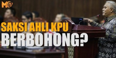 SAKSI AHLI KPU BERBOHONG?