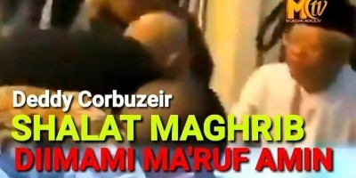 DEDDY CORBUZEIR SHALAT MAGHRIB DIIMAMI MA'RUF AMIN