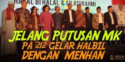 JELANG PUTUSAN MK, PA 212 GELAR HALBIL DENGAN MENHAN