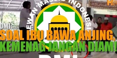 DMI: SOAL IBU BAWA ANJING, KEMENAG JANGAN DIAM!