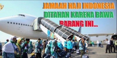 JAMAAH HAJI INDONESIA DITAHAN KARENA BAWA BARANG INI